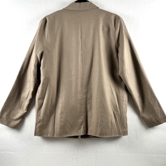 Mod Ref The Olena Jacket Taupe Long Sleeve Blazer Size Small NWT Normcore - Picture 3 of 9